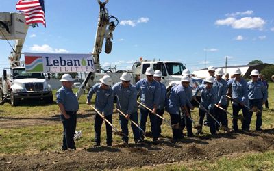 Lebanon Utilities Breaks Ground for New Power Operations Building